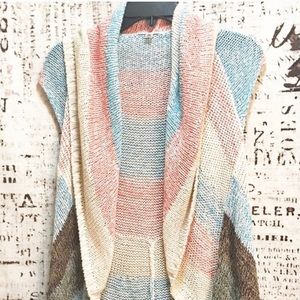 CAbi Line Up Circle Vest Cardigan  Size M